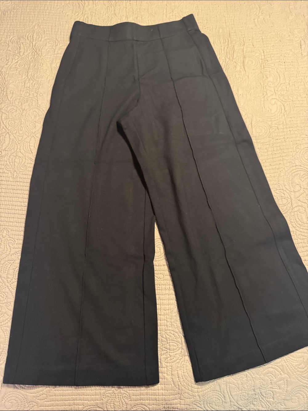 Jones New York Black Wide-Leg Trousers